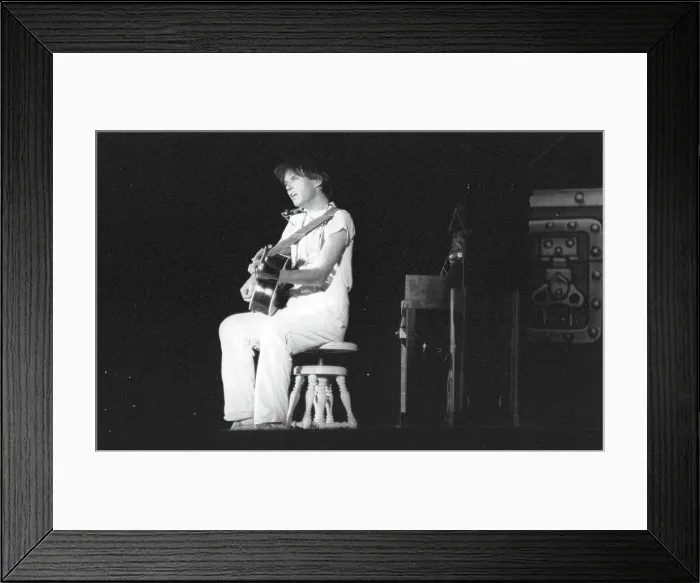 Framed Print : Neil Young Performing Framed Print : Neil Young Performing