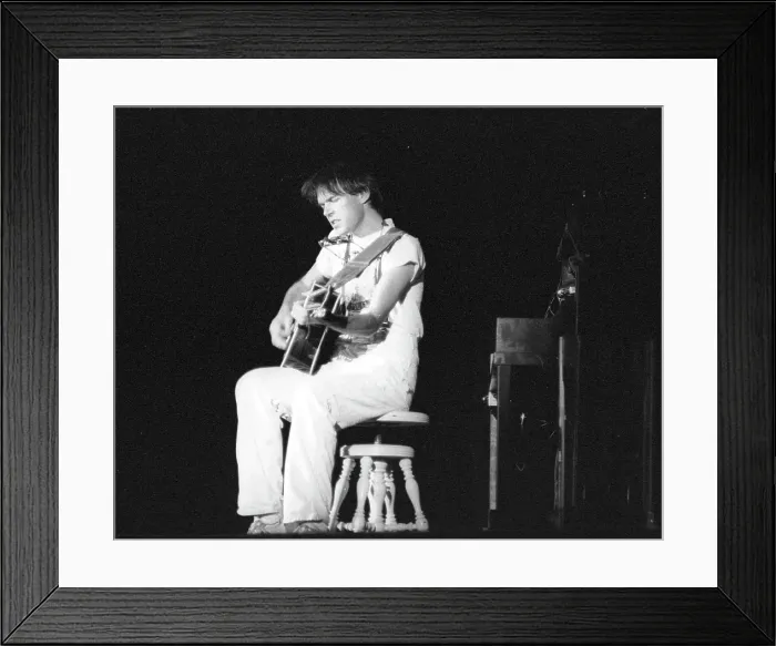 Framed Print : Neil Young Performing Framed Print : Neil Young Performing