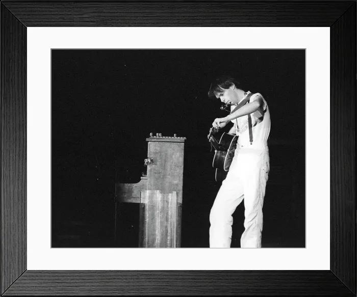 Framed Print : Neil Young Performing Framed Print : Neil Young Performing