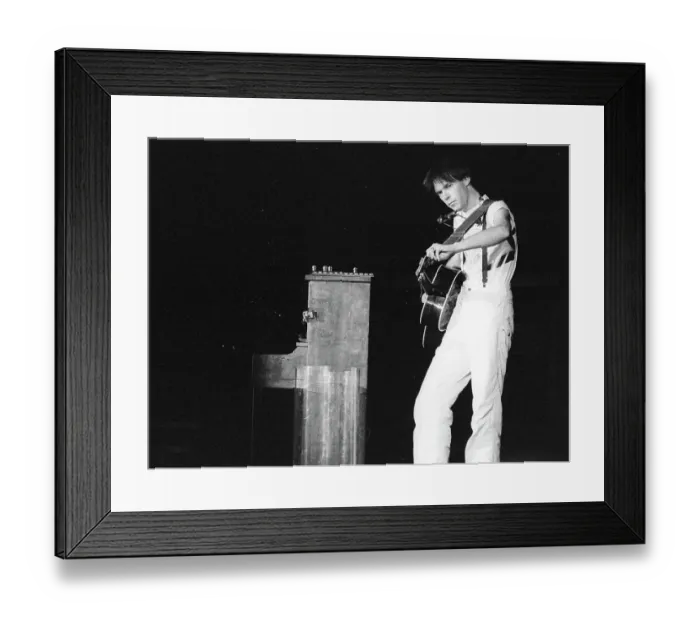 Framed Print : Neil Young Performing Framed Print : Neil Young Performing