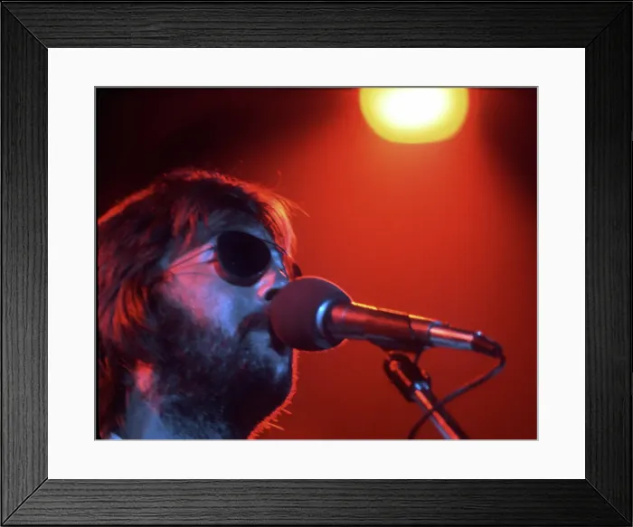 Framed Print : Eric Clapton Perfoming In Sunglasses Framed Print : Eric Clapton Perfoming In Sunglasses