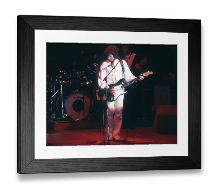 Framed Print : Dylan Perfrorming Framed Print : Dylan Perfrorming