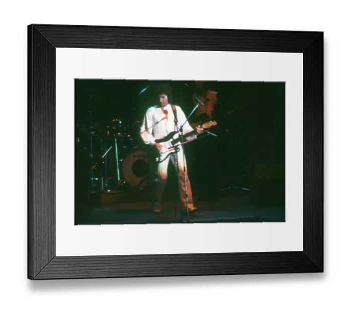 Framed Print : Bob Dylan Wears All White In 1978 Framed Print : Bob Dylan Wears All White In 1978