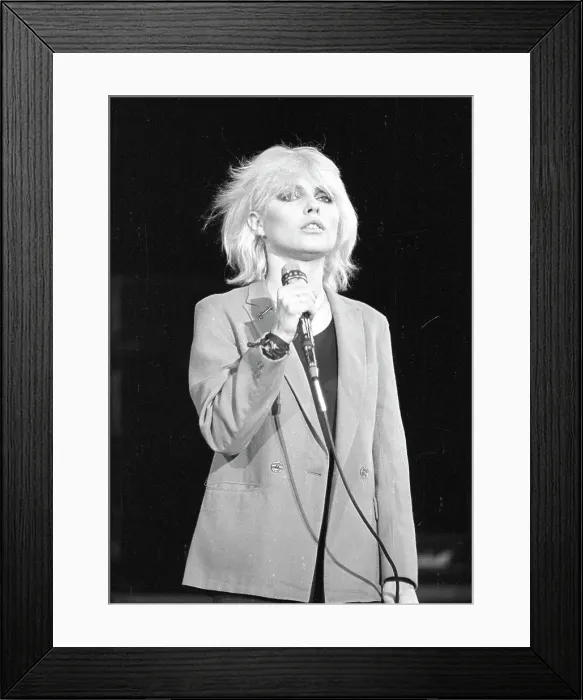 Framed Print : Blondie Performing In LA Framed Print : Blondie Performing In LA
