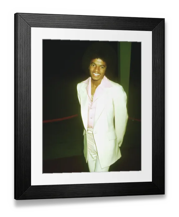 Framed Print : Michael Jackson Portrait In A White Suit Framed Print : Michael Jackson Portrait In A White Suit