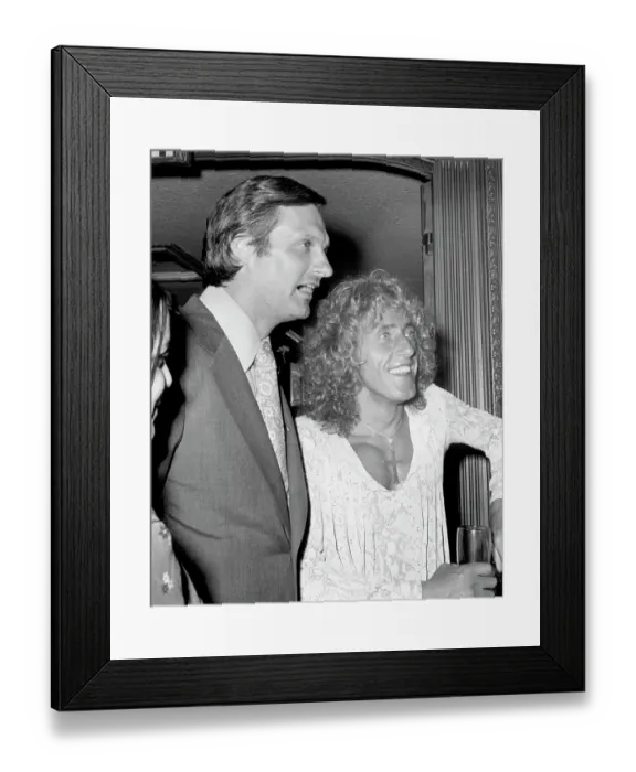 Framed Print : Singer & Actor At A Party Framed Print : Singer & Actor At A Party