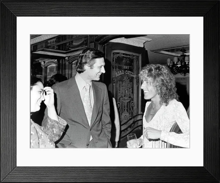 Framed Print : Singer & Actor At A Party Framed Print : Singer & Actor At A Party