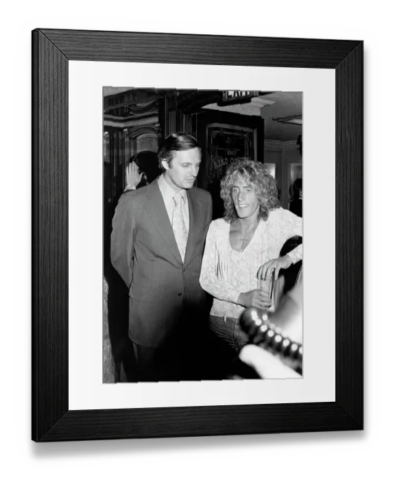 Framed Print : Singer & Actor At A Party Framed Print : Singer & Actor At A Party