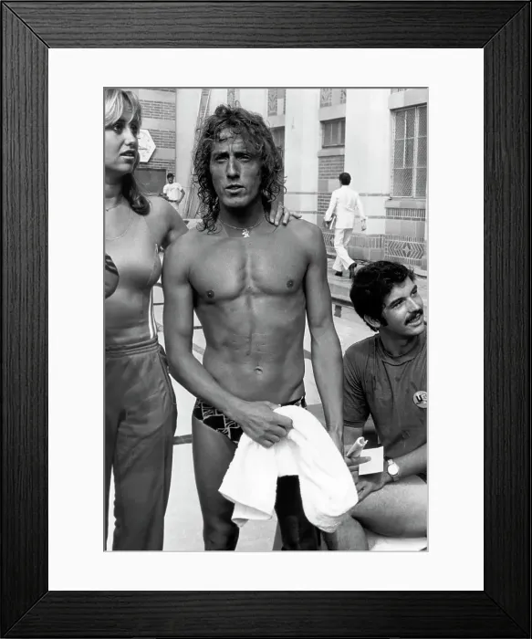 Framed Print : Roger Daltrey At A Sporting Event