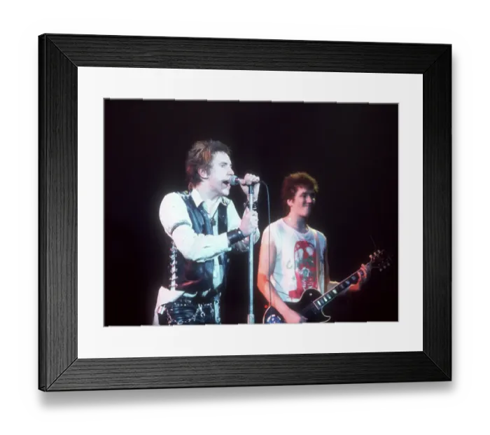 Framed Print : Sex Pistols Last Concert