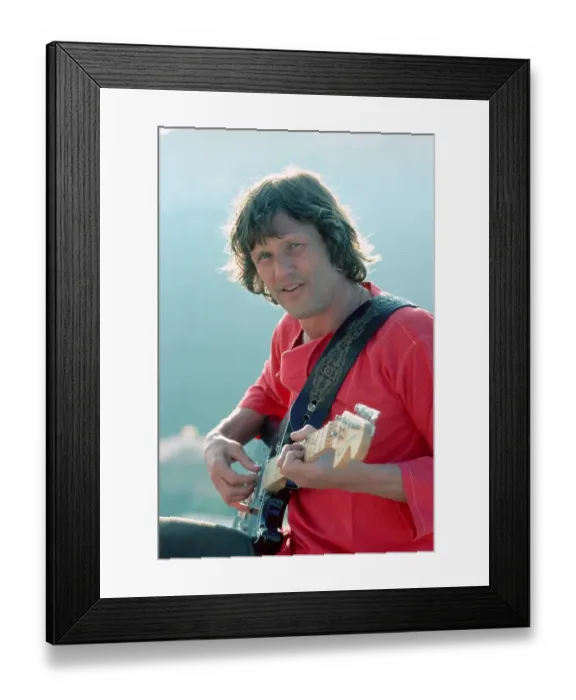Framed Print : Singer / Songwriter Kris Kristofferson Portrait With Guitar Framed Print : Singer / Songwriter Kris Kristofferson Portrait With Guitar