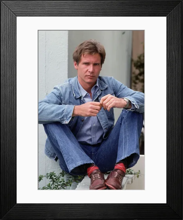 Framed Print : Harrison Ford, American Actor Framed Print : Harrison Ford, American Actor