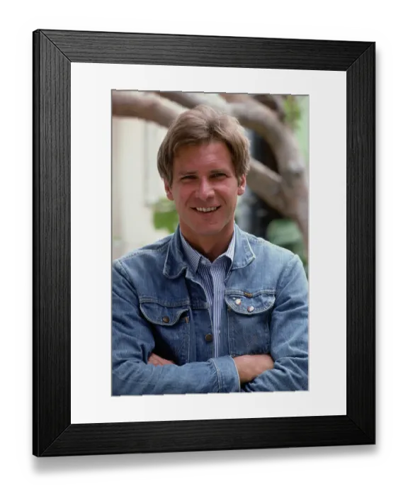 Framed Print : Harrison Ford, American Actor Framed Print : Harrison Ford, American Actor