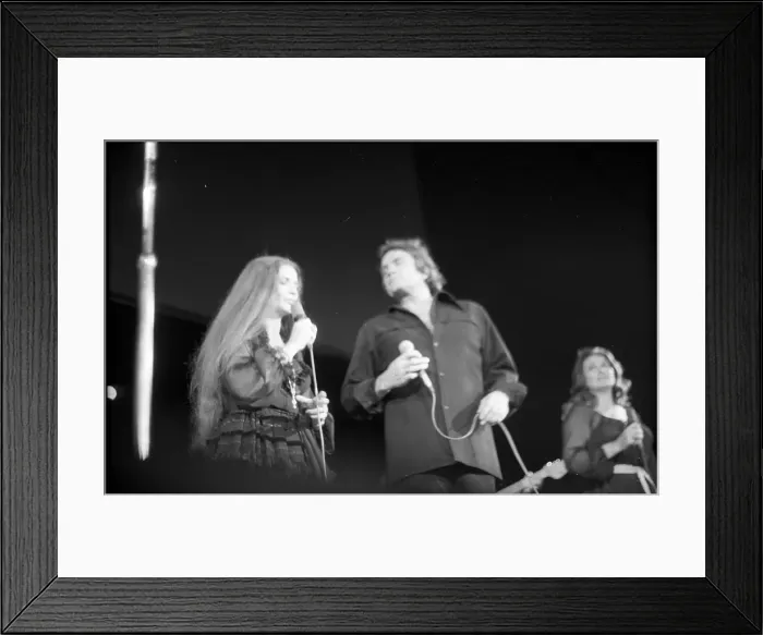 Framed Print : Johnny & June In Anaheim