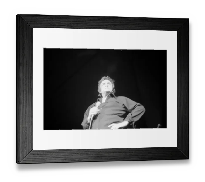 Framed Print : Johnny Cash In Anaheim Framed Print : Johnny Cash In Anaheim