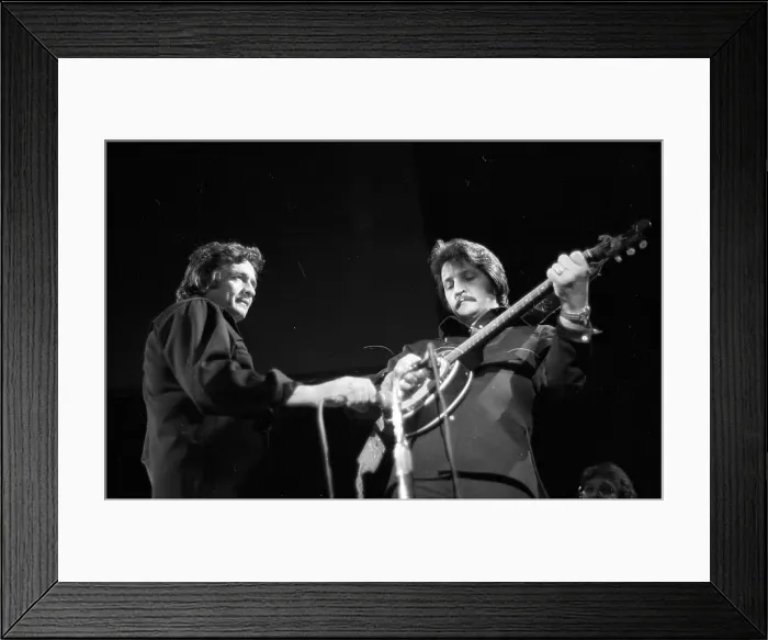 Framed Print : Johnny Cash In Anaheim Framed Print : Johnny Cash In Anaheim