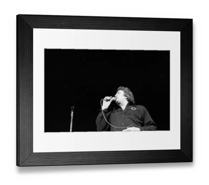 Framed Print : Johnny Cash In Anaheim Framed Print : Johnny Cash In Anaheim