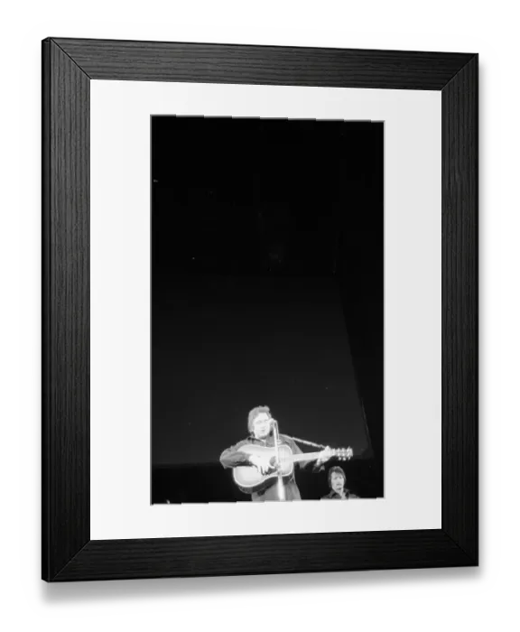 Framed Print : Johnny Cash Performing In Anaheim Framed Print : Johnny Cash Performing In Anaheim