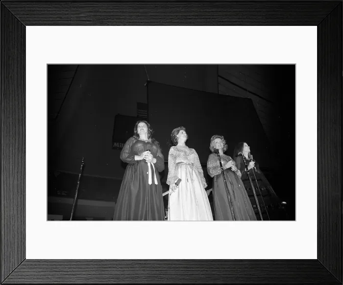 Framed Print : The Carter Sisters And Jan Howard Performing In Anaheim Framed Print : The Carter Sisters And Jan Howard Performing In Anaheim