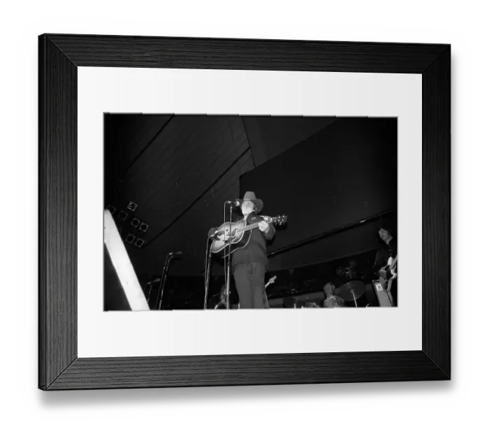 Framed Print : Johnny Cash Performing In Anaheim Framed Print : Johnny Cash Performing In Anaheim