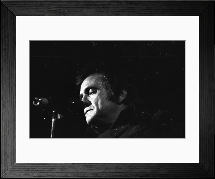 Framed Print : Johnny Cash Performing In Anaheim Framed Print : Johnny Cash Performing In Anaheim