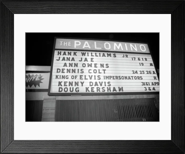 Framed Print : Hank Williams Jr. At The Palomino Framed Print : Hank Williams Jr. At The Palomino