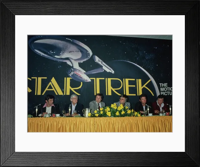 Framed Print : Star Trek: The Motion Picture Press Conference Framed Print : Star Trek: The Motion Picture Press Conference