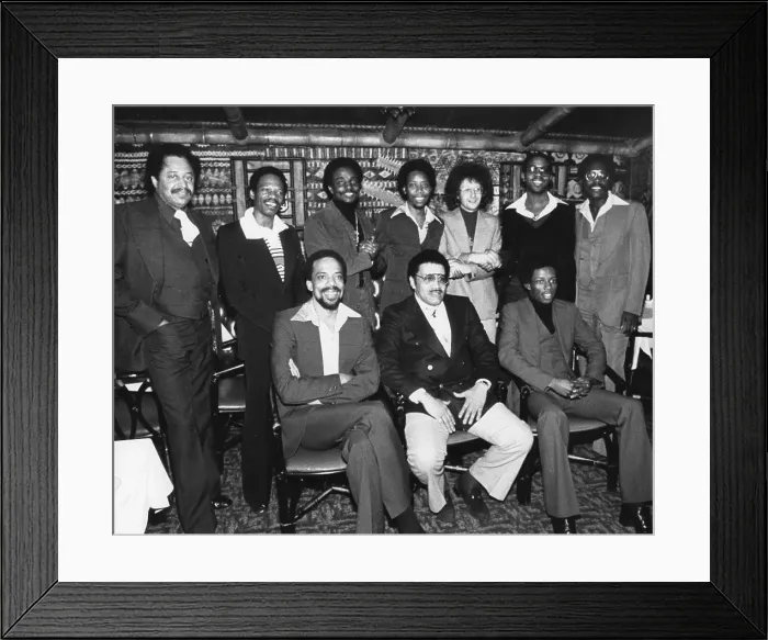 Framed Print : B.T. Express Press Party For Shout At Trader Vic's Framed Print : B.T. Express Press Party For Shout At Trader Vic's