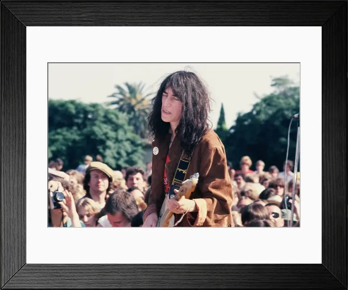 Framed Print : The Patti Smith Group Perform In Los Angeles Framed Print : The Patti Smith Group Perform In Los Angeles