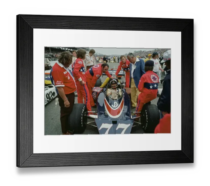 Framed Print : Salt Walther At Indianapolis 500, 1978 Framed Print : Salt Walther At Indianapolis 500, 1978