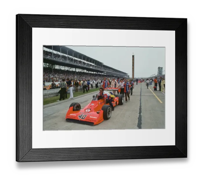 Framed Print : Patrick Racing At Indianapolis 500, 1978 Framed Print : Patrick Racing At Indianapolis 500, 1978