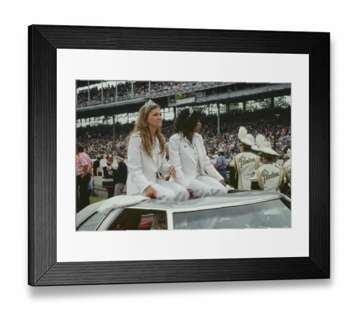 Framed Print : Cheerleaders At Indianapolis 500, 1978 Framed Print : Cheerleaders At Indianapolis 500, 1978