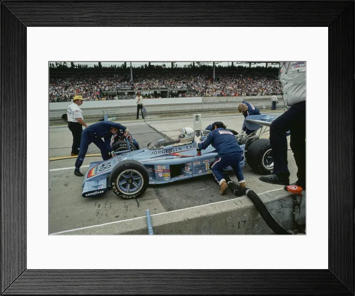 Framed Print : Bobby Unser At Indianapolis 500, 1978 Framed Print : Bobby Unser At Indianapolis 500, 1978