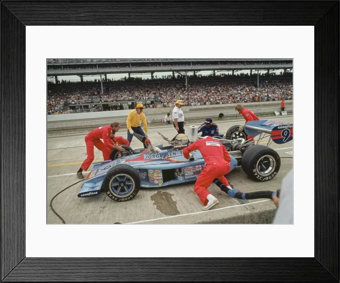 Framed Print : Jorgensen Eagle Pit Stop At Indianapolis 500, 1978
