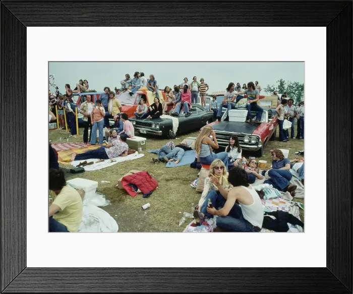 Framed Print : 1978 Indianapolis 500 - Spectators Framed Print : 1978 Indianapolis 500 - Spectators