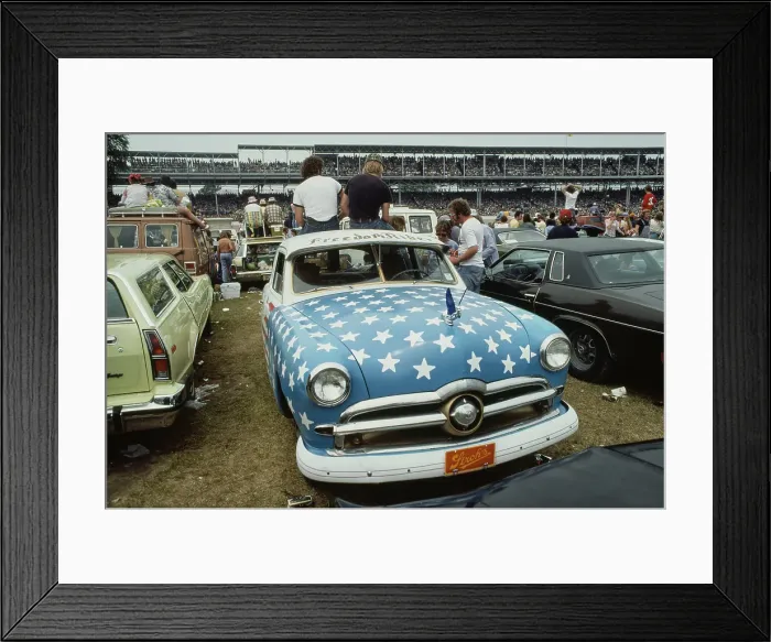 Framed Print : 1978 Indianapolis 500 - Spectators Framed Print : 1978 Indianapolis 500 - Spectators