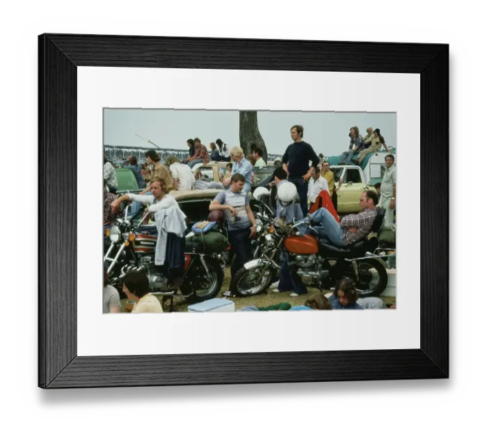 Framed Print : 1978 Indianapolis 500 - Spectators Framed Print : 1978 Indianapolis 500 - Spectators