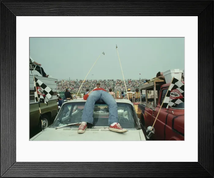 Framed Print : 1978 Indianapolis 500 - Spectators Framed Print : 1978 Indianapolis 500 - Spectators