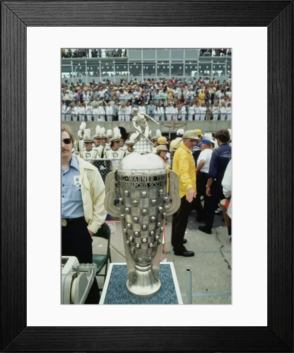 Framed Print : 1978 Indianapolis 500 - Borg-Warner Trophy Framed Print : 1978 Indianapolis 500 - Borg-Warner Trophy