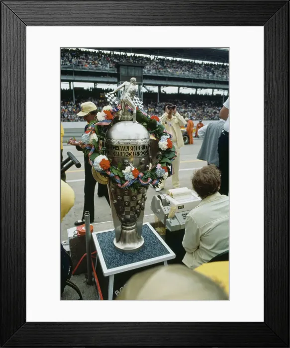 Framed Print : 1978 Indianapolis 500 - Borg-Warner Trophy Framed Print : 1978 Indianapolis 500 - Borg-Warner Trophy