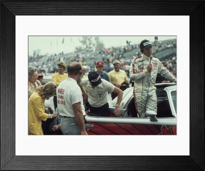 Framed Print : 1978 Indianapolis 500 - Johnny Rutherford Framed Print : 1978 Indianapolis 500 - Johnny Rutherford
