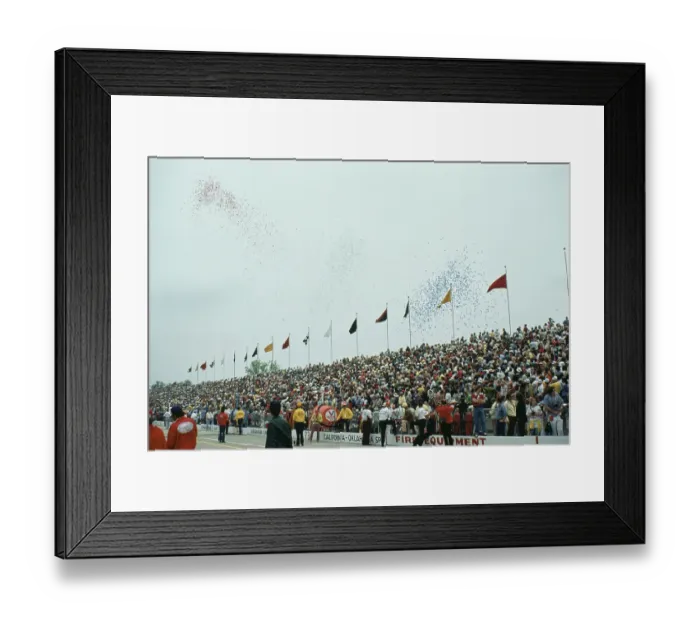 Framed Print : 1978 Indianapolis 500 - Spectators Framed Print : 1978 Indianapolis 500 - Spectators