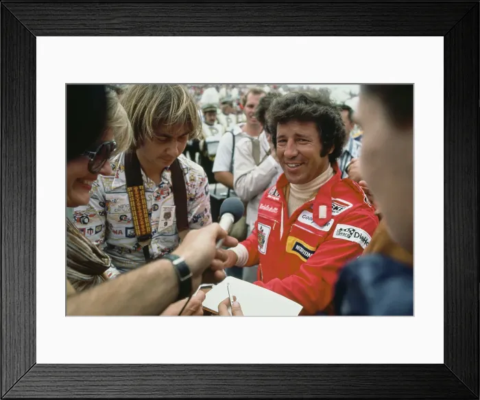 Framed Print : 1978 Indianapolis 500 - Mario Andretti Framed Print : 1978 Indianapolis 500 - Mario Andretti