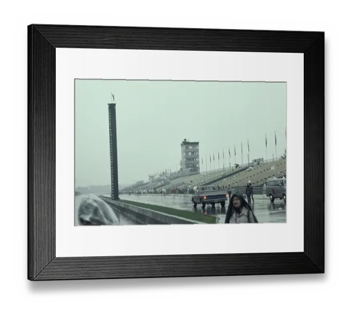 Framed Print : 1978 Indianapolis 500 - Rain Framed Print : 1978 Indianapolis 500 - Rain