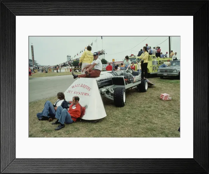 Framed Print : 1978 Indianapolis 500 - Spectators Framed Print : 1978 Indianapolis 500 - Spectators