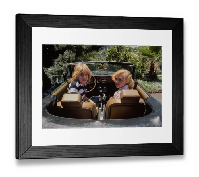 Framed Print : Leif Garrett & Barbara May
