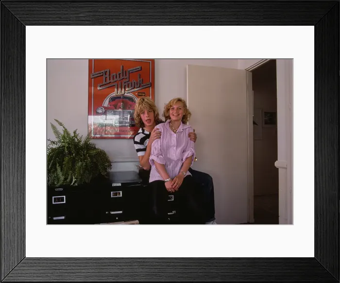 Framed Print : Leif Garrett & Barbara May Framed Print : Leif Garrett & Barbara May