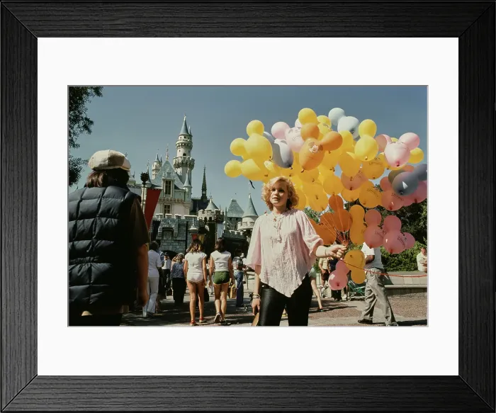Framed Print : Barbara May Visits Disneyland, 1978 Framed Print : Barbara May Visits Disneyland, 1978