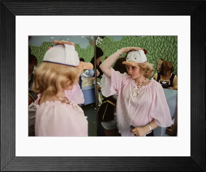 Framed Print : Barbara May Visits Disneyland, 1978 Framed Print : Barbara May Visits Disneyland, 1978
