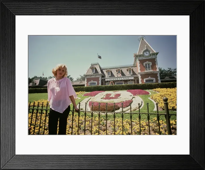 Framed Print : Barbara May Visits Disneyland, 1978 Framed Print : Barbara May Visits Disneyland, 1978
